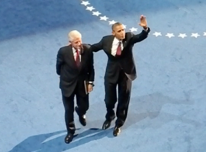 President Clinton and Obama