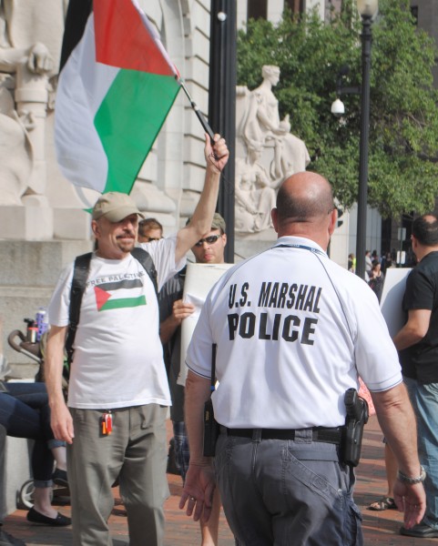 2014-08-01 Peace Rally 028 US Marshalls