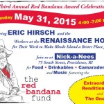 Red Bandana Fund to honor Eric Hirsch and Renaissance workers this Sunday