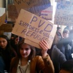 Democracy Now! covers anti-Syrian refugee rally via RI Future footage