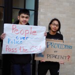 Elorza storms past two protests outside his own fundraiser