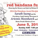 Red Bandana Fund to honor local activists Sunday
