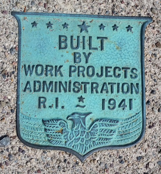 BUILT BY WORKS PROJECTS ADMINISTRATION RI 1941 a