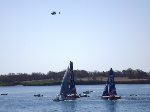 Team SCA, less than a mile from the finish