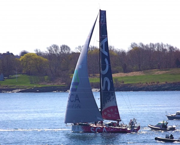 Team SCA, sailing through the East Passage