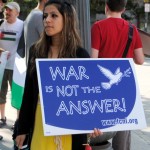 As the ceasefire fizzles: A rally for peace in PVD