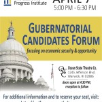 Economic Progress Institute's candidate forum tonight in Warick