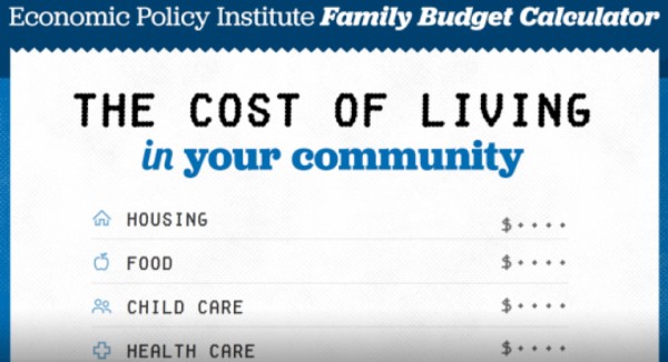 Economic Policy Institute Family Budget Calculator