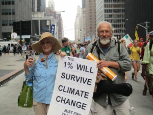 South county residents at the People's Climate March