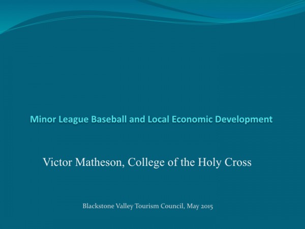 Minor League Baseball - Blackstone Valley 2015 -May.001