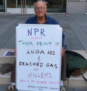 Steve Norris reminding NPR of the source of its funding