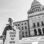 Peter Nightingale at the State House (Photo by Pia Ward)
