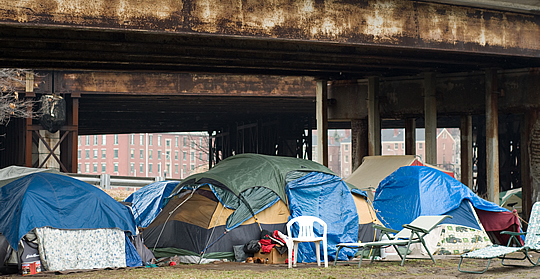 One of Providence's Tent Cities (Via the Rhode Island Coalition for the Homeless)