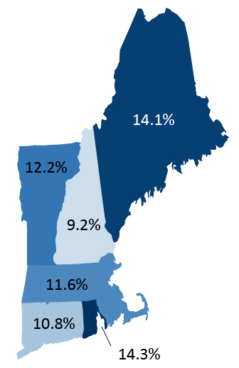 RI poverty 2015 NE map