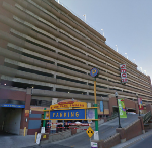 The parking garage in question. Captured on Google Street View.