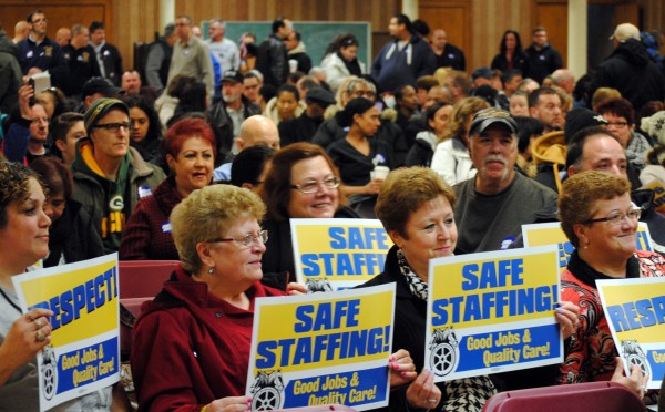 Speak-Out for Good Jobs & Quality Care at RI Hospital 011