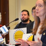 Beth Comery is a former Providence police officer who has become an advocate for taxing and regulating marijuana in her retirement.