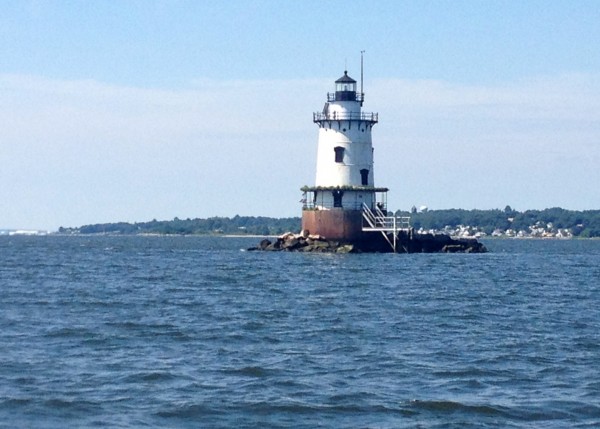 Conimicut Light, in Warwick, is where the Providence River technically gives way to Narragansett Bay.