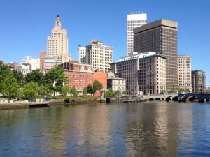 Downtown Providence from the Providence River. (Photo by Bob Plain)