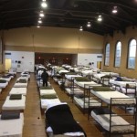 Harrington Hall at 7am Saturday morning.