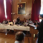 Mike Field, of the Attorney General's office, testifies at a hearing on a proposal to update Rhode Island's Access to Public Records Act in 2012. (Photo by Bob Plain)