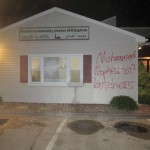 Mosque near URI was vandalized Thursday night