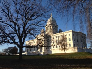 The State House in late November. (Photo by Bob Plain)