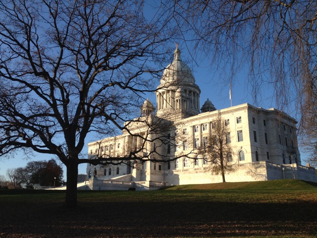The State House in November. 