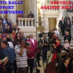 Dems draw more with love than GOP does with fear